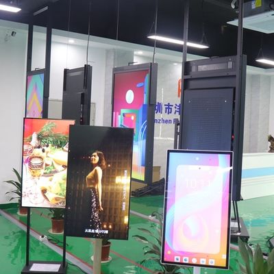 55 इंच डुअल साइड विंडो एलसीडी डिस्प्ले हाई ब्राइटनेस इंडोर इलेक्ट्रॉनिक साइन्स शॉप